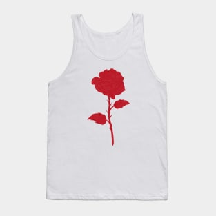 Red rose Tank Top